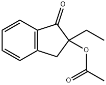 1H-Inden-1-one,2-(acetyloxy)-2-ethyl-2,3-dihydro-(9CI) 구조식 이미지