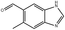 1H-Benzimidazole-5-carboxaldehyde,6-methyl-(9CI) 구조식 이미지
