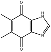 1H-벤지미다졸-4,7-디온,5,6-디메틸-(9CI) 구조식 이미지