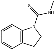 1H-Indole-1-carbothioamide,2,3-dihydro-N-methyl-(9CI) Structure