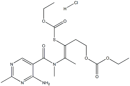 Dicethiamine hydrochloride 구조식 이미지