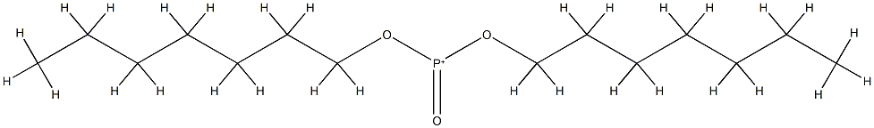 Phosphonic acid diheptyl ester 구조식 이미지