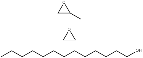 Oxirane, methyl-, polymer with oxirane, tridecyl ether Structure