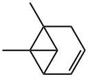 1,6-Dimethyltricyclo[4,1,0,0]hepten-3-ene Structure