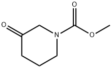 1-Piperidine carboxylic acid-3-oxo-Methyl ester Structure