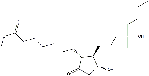 Misoprostol Structure