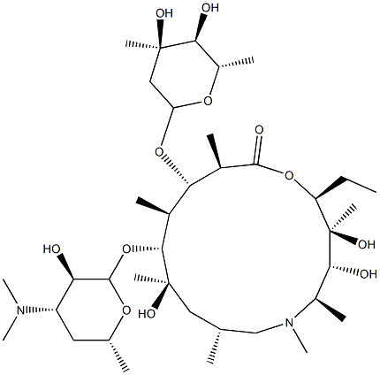 Azithromycin C 구조식 이미지