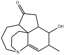 (4ξ,7ξ,12ξ,15ξ,17ξ)-8-Hydroxyfawcettidine 구조식 이미지