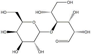 4-O-β-D-Galactopyranosyl-D-galactose 구조식 이미지