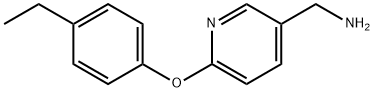 3-Pyridinemethanamine,6-(4-ethylphenoxy)-(9CI) 구조식 이미지
