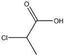 (±)-2-Chloropropanoic acid Structure