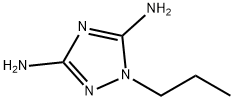 1H-1,2,4-Triazole-3,5-diamine,1-propyl-(9CI) 구조식 이미지