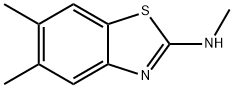 2-Benzothiazolamine,N,5,6-trimethyl-(9CI) Structure