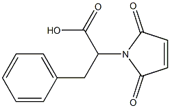 2-(2,5-dioxo-2,5-dihydro-1H-pyrrol-1-yl)-3-phenylpropanoic acid 구조식 이미지