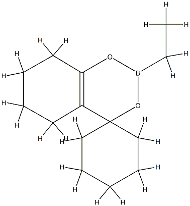 2-Ethyl-5,6,7,8-tetrahydrospiro[4H-1,3,2-benzodioxaborin-4,1'-cyclohexane] Structure