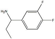 1-(3,4-difluorophenyl)propan-1-amine Structure