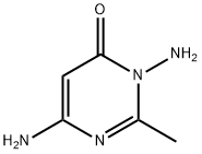 4(3H)-Pyrimidinone,3,6-diamino-2-methyl-(9CI) 구조식 이미지