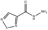 1,2,5-Thiadiazole-3-carboxylicacid,hydrazide(6CI,7CI,9CI) 구조식 이미지