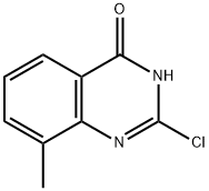 2-클로로-8-메틸-4(3H)-퀴나졸리논 구조식 이미지