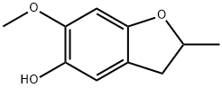 5-Benzofuranol,2,3-dihydro-6-methoxy-2-methyl-(9CI) 구조식 이미지