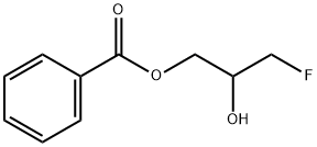 3-Fluoro-2-hydroxypropyl=benzoate 구조식 이미지