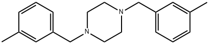 N,N'-Bis(3'-Me-benzyl)-piperazine Structure