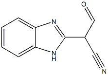 1H-Benzimidazole-2-acetonitrile,alpha-formyl-(9CI) 구조식 이미지