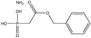 1-(Phenylmethyl) phosphonoacetate monoammonium salt 구조식 이미지