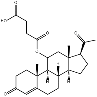 progesterone 11-hemisuccinate Structure