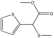 α-Methylthio-2-thiopheneacetic acid methyl ester Structure