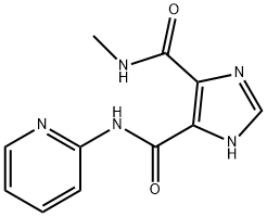 1H-Imidazole-4,5-dicarboxamide,N-methyl-N-2-pyridinyl-(9CI) Structure