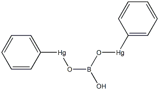 [mu-[orthoborato(2-)-O:O']]diphenyldimercury  Structure