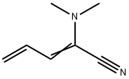 2,4-Pentadienenitrile,2-(dimethylamino)-(9CI) Structure