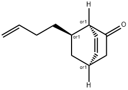 Bicyclo[2.2.2]oct-5-en-2-one, 7-(3-butenyl)-, (1R,4R,7R)-rel- (9CI) 구조식 이미지