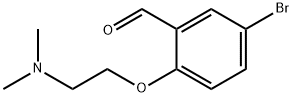 5-bromo-2-[2-(dimethylamino)ethoxy]benzaldehyde 구조식 이미지