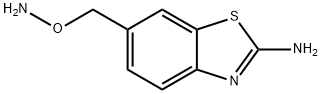 2-Benzothiazolamine,6-[(aminooxy)methyl]-(9CI) 구조식 이미지
