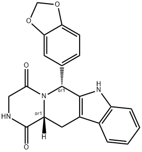 Tadalafil N-Desmethyl Impurity 구조식 이미지