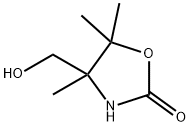 2-옥사졸리디논,4-(히드록시메틸)-4,5,5-트리메틸-(9CI) 구조식 이미지
