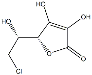 6-클로로-6-데옥시아스코르빈산 구조식 이미지