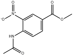 methyl 4-(acetylamino)-3-nitrobenzoate 구조식 이미지