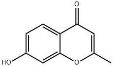 7-hydroxy-2-methyl-4H-chromen-4-one Structure
