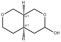 1H,3H-Pyrano[3,4-c]pyran-3-ol, hexahydro-, (4aR,8aS)-rel- (9CI) Structure