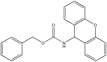 BENZYL 9H-XANTHEN-9-YLCARBAMATE Structure