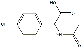 N-Ac-RS-4-Chlorophenylglycine 구조식 이미지