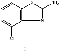 2-Benzothiazolamine,4-chloro-, hydrochloride (1:1) Structure