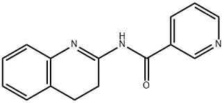 3-Pyridinecarboxamide,N-(3,4-dihydro-2-quinolinyl)-(9CI) Structure