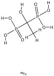 technetium Tc 99m etidronate Structure