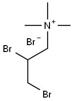 1-Propanaminium,2,3-dibromo-N,N,N-trimethyl-, bromide (1:1) 구조식 이미지