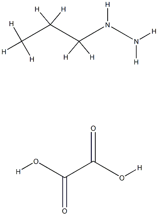 Propylhydrazine oxalate (1:1) 구조식 이미지