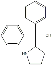 α,α-디페닐-2-피롤리딘메탄올 구조식 이미지